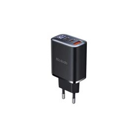 Mcdodo CH-2180 Siyah 30W Type-C ve USB 3 Girişli Dijital Göstergeli Hızlı Şarj Aleti
