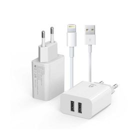 Mcdodo CH-662 iPhone 1 m 2.4A Beyaz Usb Şarj Adaptör Set