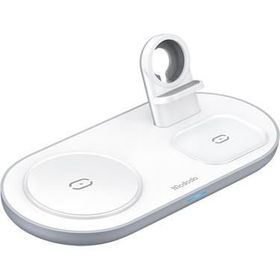 Mcdodo CH-7060 3 in 1 iPhone Air Pods Watch Magsafe Beyaz Kablosuz Şarj Cihazı