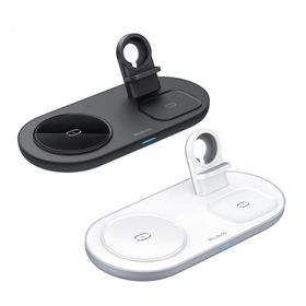 Mcdodo CH-7060 3 in 1 iPhone Air Pods Watch Magsafe Beyaz Kablosuz Şarj Cihazı