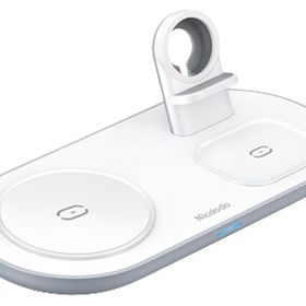 Mcdodo CH-7060 Beyaz 3 in 1 Manyetik 15 W Kablosuz Hızlı Şarj Dock Stand