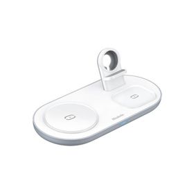 Mcdodo CH-7060 Beyaz 3 in 1 Manyetik 15 W Kablosuz Hızlı Şarj Dock Stand