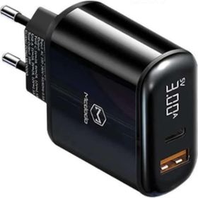 Mcdodo CH-7170 PD/QC3.0 18W Type C ve USB Girişli Göstergeli Şarj Cihazı