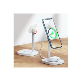 Mcdodo CH-7340 2 in 1 15W Magsafe iPhone Air Pods Kablosuz Şarj Standı