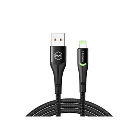 Mcdodo Çift Işıklı Led Switch 2a Iphone Lightning Siyah 1.2 m Şarj Kablosu