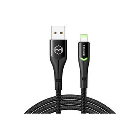 Mcdodo Çift Işıklı Led Switch 2a Iphone Lightning Siyah 1.2 m Şarj Kablosu