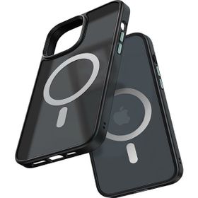 Mcdodo iPhone 12 Pro Max Mat Siyah Magsafe Telefon Kılıfı