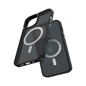 Mcdodo iPhone 12 Pro Max Mat Siyah Magsafe Telefon Kılıfı