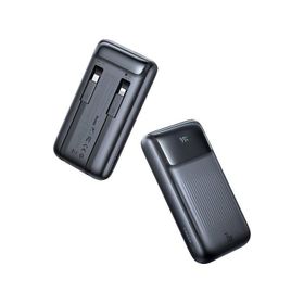 Mcdodo MC-0231 10.000 mAh 33W Siyah Şarj Göstergeli Çift Kablolu Powerbank