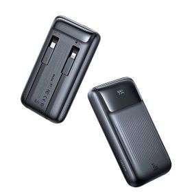 Mcdodo MC-0231 10.000 mAh 33W Siyah Şarj Göstergeli Çift Kablolu Powerbank