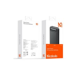Mcdodo MC-4432 Siyah 20000 mAh Powerbank
