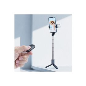 Mcdodo SS-1781 Siyah Uzaktan Kumandalı Tripod Standlı Bluetooth Selfie Çubuğu