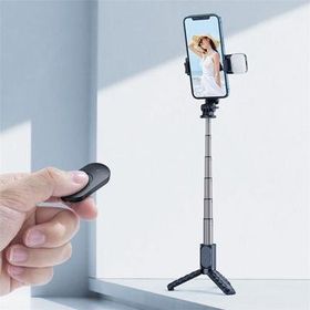 Mcdodo SS-1781 Siyah Uzaktan Kumandalı Tripod Standlı Bluetooth Selfie Çubuğu