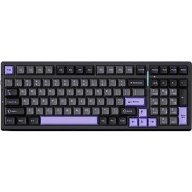 Mchose MC-G98S-3 G98 Pro %98 RGB Kablosuz Hotswap Siyah Mor Mekanik Gaming Klavye