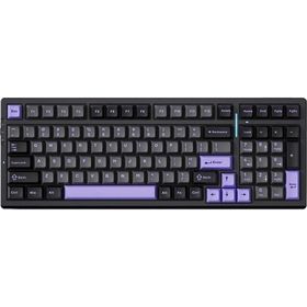 Mchose MC-G98S-3 G98 Pro %98 RGB Kablosuz Hotswap Siyah Mor Mekanik Gaming Klavye