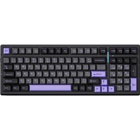Mchose MC-G98S-3 G98 Pro %98 RGB Kablosuz Hotswap Siyah Mor Mekanik Gaming Klavye