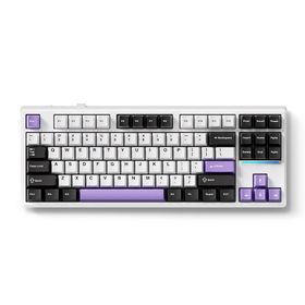 Mchose MC-K87-13 K87 %80 TKL RGB Kablosuz Hotswap Mor Mekanik Gaming Klavye