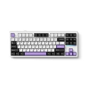 Mchose MC-K87-13 K87 %80 TKL RGB Kablosuz Hotswap Mor Mekanik Gaming Klavye