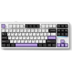 Mchose MC-K87-13 K87 %80 TKL RGB Kablosuz Hotswap Mor Mekanik Gaming Klavye