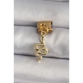 MCM Group 316L Çelik Gold Renk Sallantı Yılan Nomination Charm