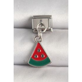 MCM Group 316L Çelik Gümüş Renk Karpuz Dilim Nomination Charm
