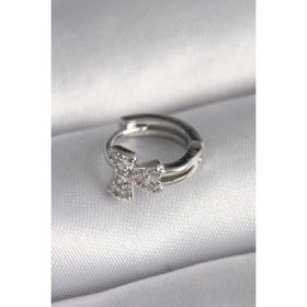 MCM Group 316L Çelik Gümüş Renk Zirkon Taşlı Kurdele Tragus Piercing