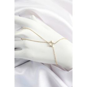 MCM Group Pirinç Gold Zirkon Taşlı Yıldız Şahmeran