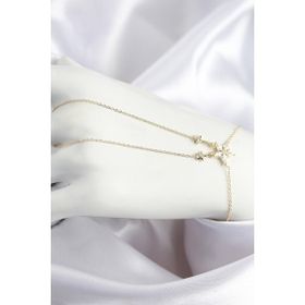 MCM Group Pirinç Gold Zirkon Taşlı Yıldız Şahmeran