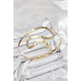 MCM Group Pirinç Yılan Model Gold Renk Kadın Pazu Bileklik