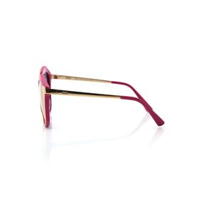 MCM Marka MCM 645S 726 Bayan,IRREGULAR,KEMİK-METAL,PEMBE Çerçeve ORGANİK,MOR Cam 58 Ekartman Güneş Gözlüğü