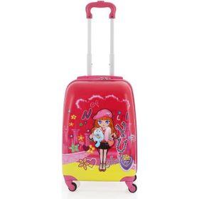 Mcs V307 Fuşya Nely Girl ABS Çocuk Valizi
