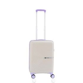 Mcs V374 55 cm Beyaz Lila Polipropilen Valiz