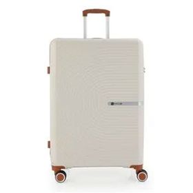 Mcs V374 75 cm Beyaz Kahve Polipropilen Valiz