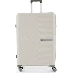 Mcs V374 75 cm Büyük Boy Gri Polipropilen Valiz