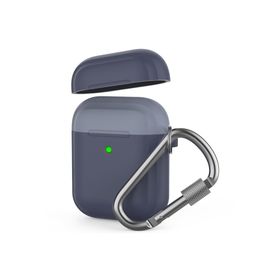 Mcstorey Airpods Case Silikon Paslanmaz Kemer Klips Yedek Kapak Hediyeli Pt86z Koruyucu Kılıf