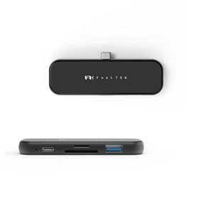 Mcstorey iPhone Samsung Type-C Siyah Çoklayıcı HDMI VGA Dönüştürücü