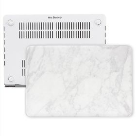 Mcstorey Macbook Pro ile Uyumlu M1 M2 HardCase A1706-08 A1989 A2159 A2251 A2289 A2338 Mermer Kılıf