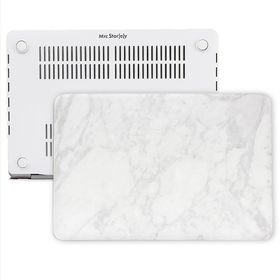 Mcstorey Macbook Pro ile Uyumlu M1 M2 HardCase A1706-08 A1989 A2159 A2251 A2289 A2338 Mermer Kılıf