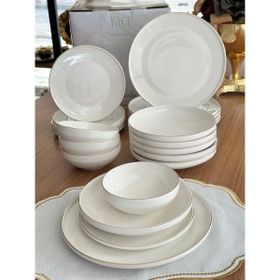 MD Mimoza Dekor 24 Parça 6 Kişilik Clodia Gold Yemek Takımı