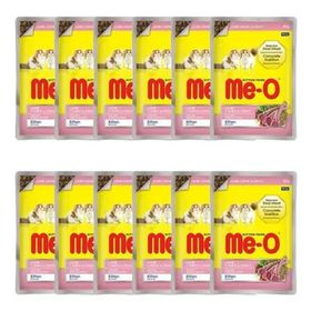 Me-O 12x80 GR Pouch Kuzu Etli Yavru Kedi Maması