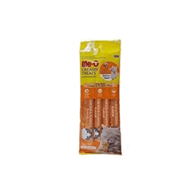 Me-O 4 x15 gr Creamy Treats Yetişkin Kediler İçin Tavuk ve Bal Kabağı Lezzetli Tamamlayıcı Mama