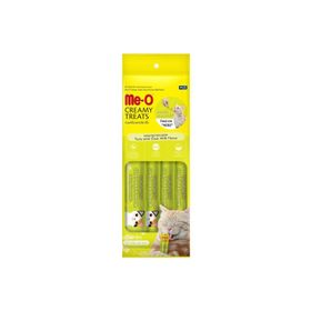 Me-O 4x15 gr Creamy Treats Ton Balıklı Ve Keçi Sütlü Yetişkin Kedi Kremalı Ödül Maması