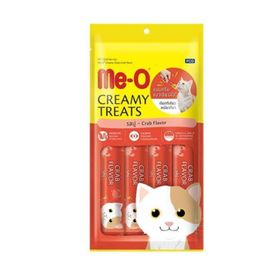 Me-O 4x15 gr Creamy Treats Yengeçli Krem Kedi Ödülü