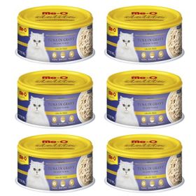Me-O 6x80 gr Delite Sos İçinde Ton Balığı Etli Konserve Kedi Maması