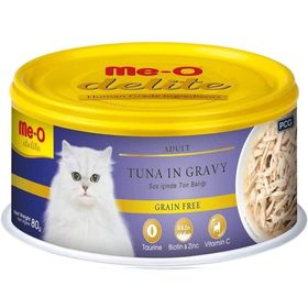 Me-O 80 gr Delite Ton Balığı ve Gravy Soslu Kedi Konservesi