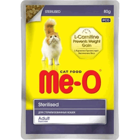 Me-O 80 gr Tavuk Etli Kısırlaştırılmış Kedi Konservesi