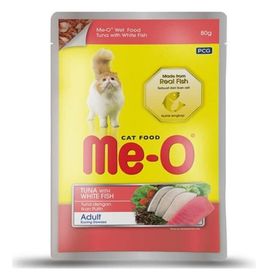 Me-O 80 gr Ton Balıklı ve Alabalıklı Kedi Konservesi
