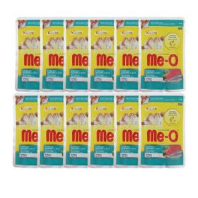 Me-O 80x12 Yavru Kediler İçin Jöle İçinde Ton Balıklı Ve Sardalyalı Yaş Mama