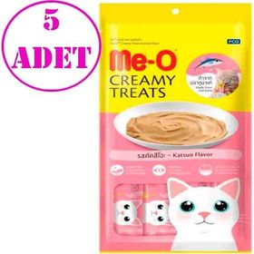 Me-O Çizgili Orkinos Balıklı 5 Adet 4x15 gr Kedi Ödül Maması