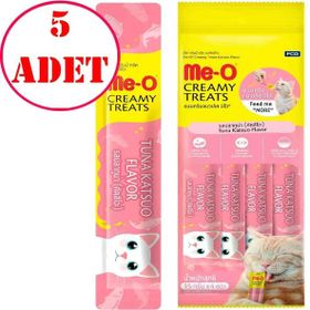 Me-O Çizgili Orkinos Balıklı 5 Adet 4x15 gr Kedi Ödül Maması